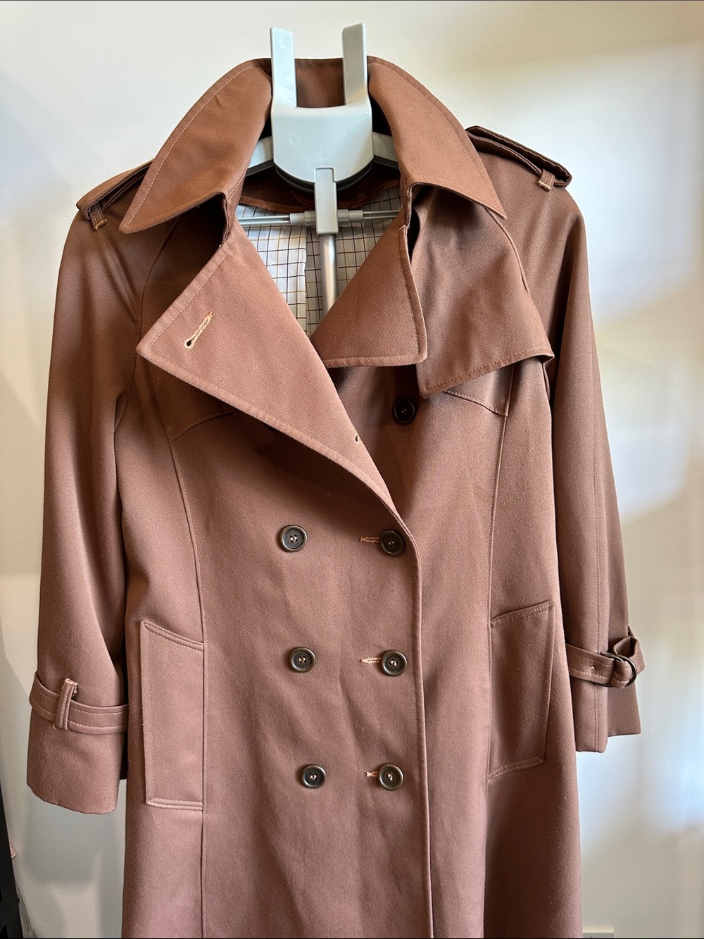 jcpenney Double-Breasted Trench Coat - Chestnut Brown